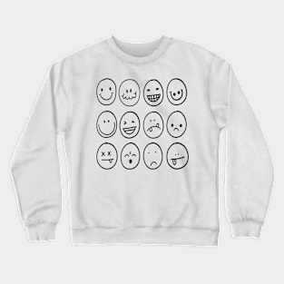 most trendy emotions Crewneck Sweatshirt